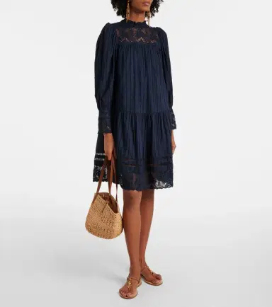 Ulla Johnson Lace and cotton minidress | Thumbnail 5