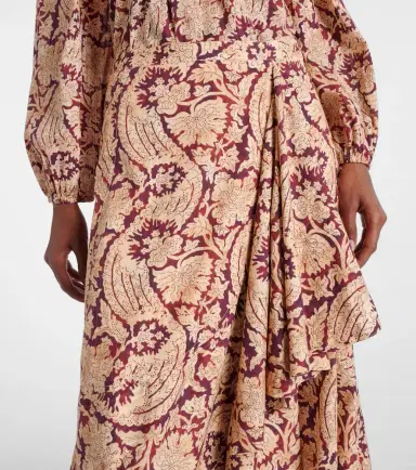 Ulla Johnson Sabina printed cotton-blend maxi skirt | Thumbnail 5