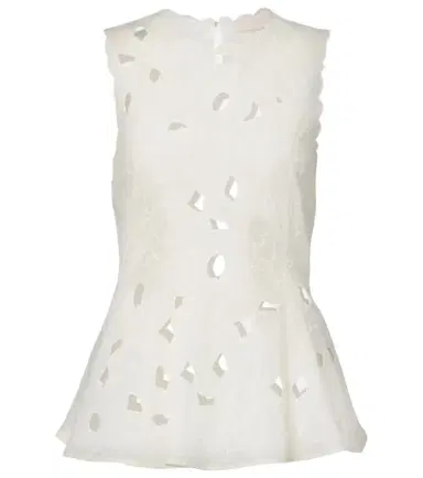 Ulla Johnson Ali floral cotton organda top | Thumbnail 1