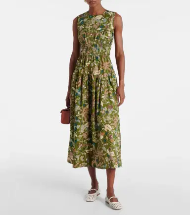 Ulla Johnson Elenora printed cotton midi dress | Thumbnail 5