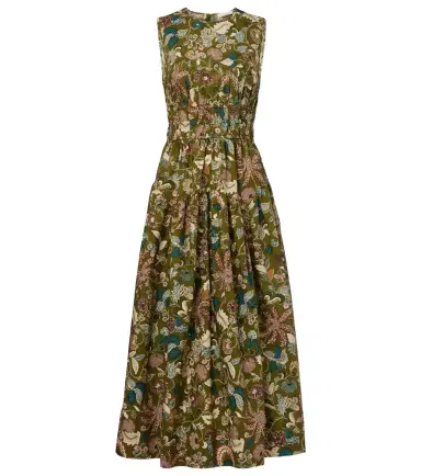 Ulla Johnson Elenora printed cotton midi dress | Thumbnail 1