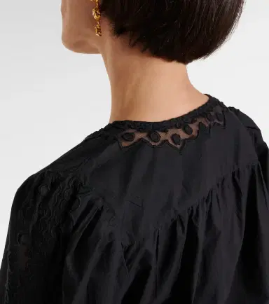 Ulla Johnson Kady lace-trimmed cotton blouse | Thumbnail 4