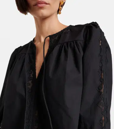 Ulla Johnson Kady lace-trimmed cotton blouse | Thumbnail 6