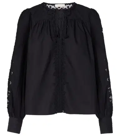 Ulla Johnson Kady lace-trimmed cotton blouse | Thumbnail 1