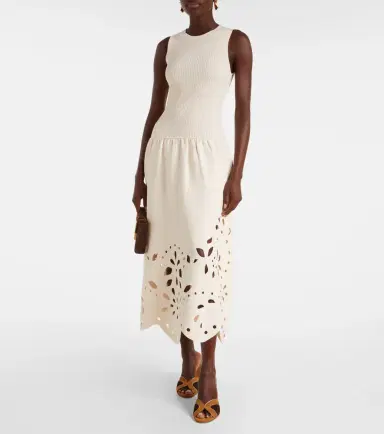 Ulla Johnson Rosaline broderie anglaise midi dress | Thumbnail 2