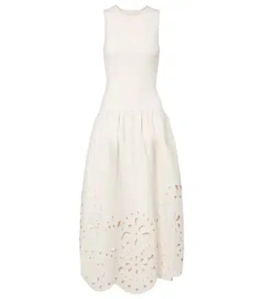 Ulla Johnson Rosaline broderie anglaise midi dress | Thumbnail 1