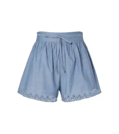 Ulla Johnson Elowen lace-trimmed cotton shorts | Thumbnail 1