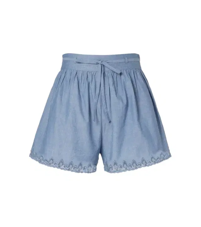 Ulla Johnson Elowen lace-trimmed cotton shorts