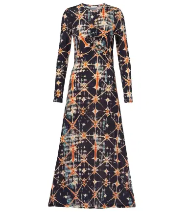 Ulla Johnson Naia ruched printed jersey midi dress | Thumbnail 1