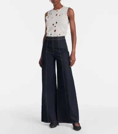 Ulla Johnson Bianca high-rise wide-leg jeans | Thumbnail 4 Ulla Johnson Bianca high-rise wide-leg jeans | Thumbnail 4