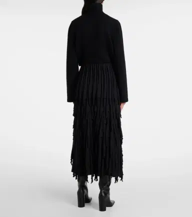 Alaïa Alaïa Tiered wool and silk maxi skirt | Thumbnail 5
