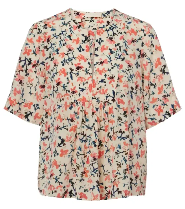 Ulla Johnson Calla floral silk top