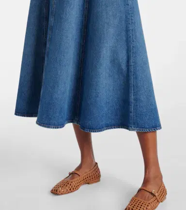 Ulla Johnson Uma denim midi skirt | Thumbnail 2