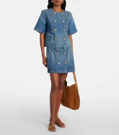Ulla Johnson Clara denim miniskirt | Thumbnail 2