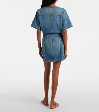 Ulla Johnson Clara denim miniskirt | Thumbnail 4
