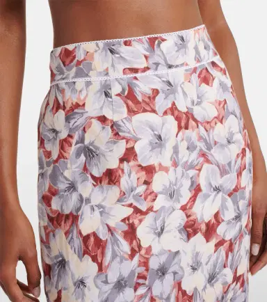 Posse Emma floral linen maxi skirt | Thumbnail 3