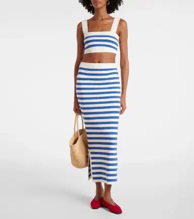 Posse Ari striped pencil skirt | Thumbnail 3
