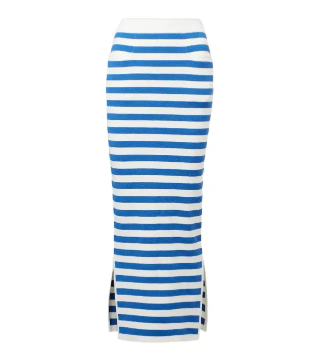 Posse Ari striped pencil skirt