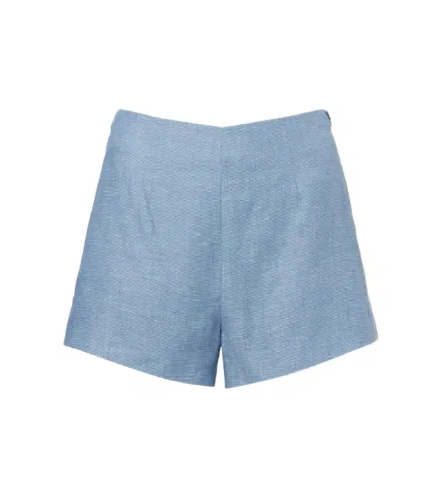 Posse Thea high-rise linen shorts