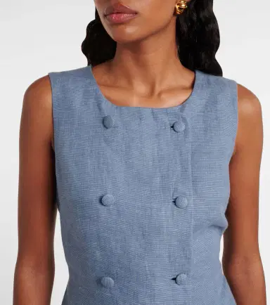 Posse Thea linen vest | Thumbnail 2