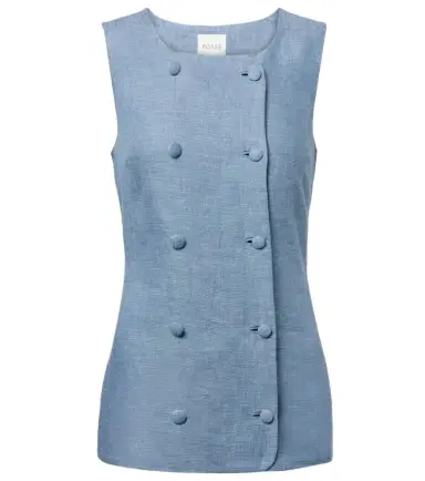 Posse Thea linen vest | Thumbnail 1