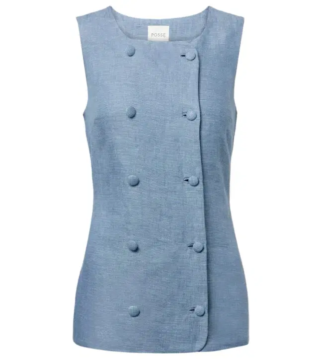 Posse Thea linen vest