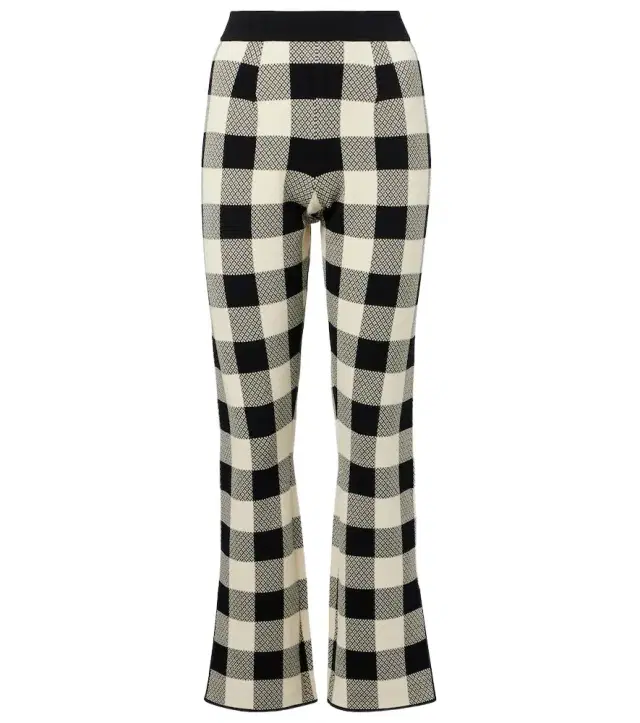 Posse Pippa checked flared pants