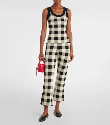 Posse Pippa checked tank top | Thumbnail 2
