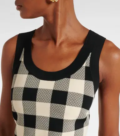 Posse Pippa checked tank top | Thumbnail 4