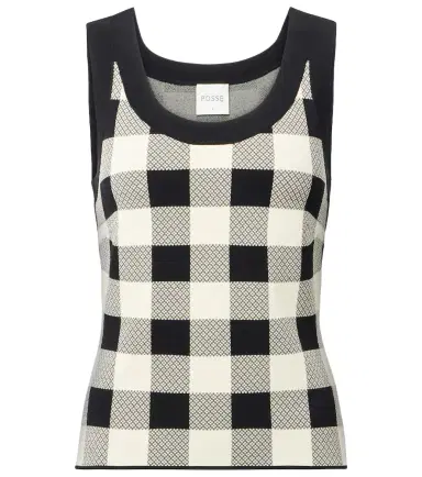 Posse Pippa checked tank top | Thumbnail 1
