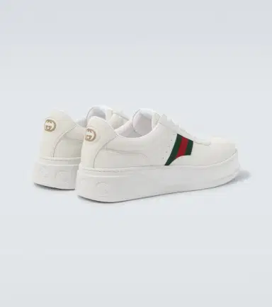 Gucci Web Stripe leather sneakers | Thumbnail 6 Gucci Web Stripe leather sneakers | Thumbnail 6