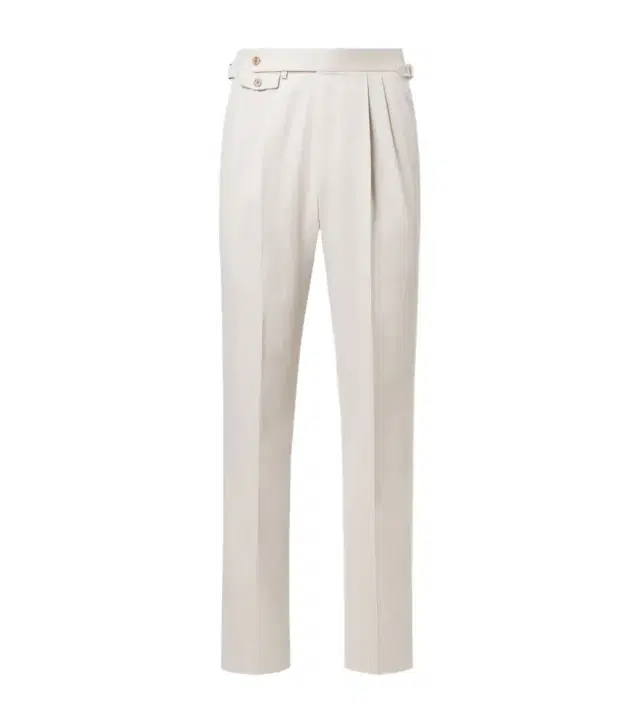 dunhill Cotton and cashmere straight pants