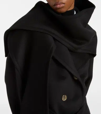 Sportmax Baldo scarf-detail virgin wool coat | Thumbnail 6