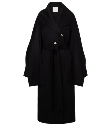Sportmax Baldo scarf-detail virgin wool coat | Thumbnail 1