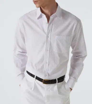 dunhill Striped cotton Oxford shirt | Thumbnail 3 dunhill Striped cotton Oxford shirt | Thumbnail 3