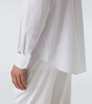 dunhill Striped cotton Oxford shirt | Thumbnail 4 dunhill Striped cotton Oxford shirt | Thumbnail 4