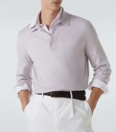 dunhill Cashmere polo sweater | Thumbnail 4