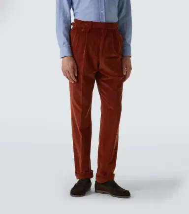 dunhill Cotton and silk corduroy pants | Thumbnail 4 dunhill Cotton and silk corduroy pants | Thumbnail 4