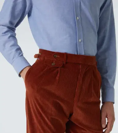 dunhill Cotton and silk corduroy pants | Thumbnail 5 dunhill Cotton and silk corduroy pants | Thumbnail 5