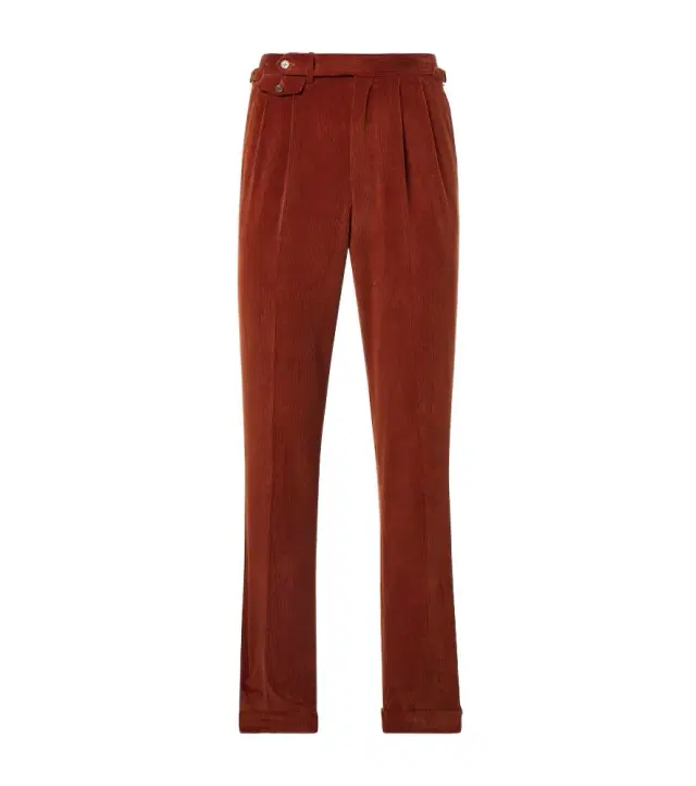 dunhill Cotton and silk corduroy pants