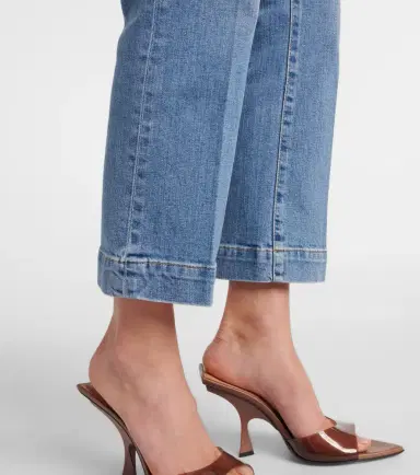 Sportmax Schermo low-rise cropped bootcut jeans | Thumbnail 7