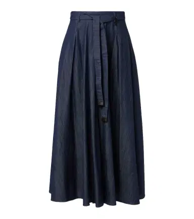 'S Max Mara 'S Max Mara Amanda chambray maxi skirt | Thumbnail 1 'S Max Mara 'S Max Mara Amanda chambray maxi skirt | Thumbnail 1