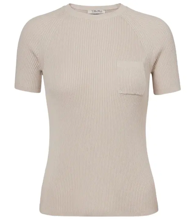 'S Max Mara Berlino ribbed-knit cotton top