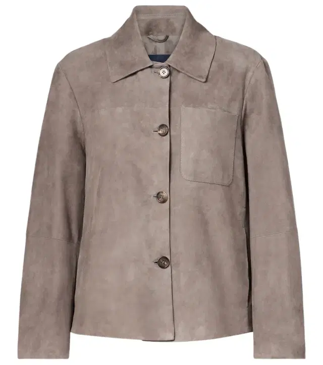 'S Max Mara Suede overshirt