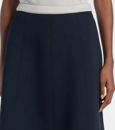 'S Max Mara Abaco pleated jersey midi skirt | Thumbnail 3
