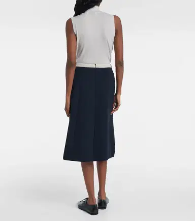 'S Max Mara Abaco pleated jersey midi skirt | Thumbnail 5