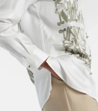 Max Mara Printed silk shirt | Thumbnail 3