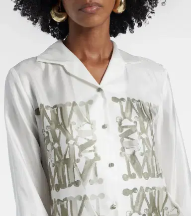 Max Mara Printed silk shirt | Thumbnail 5