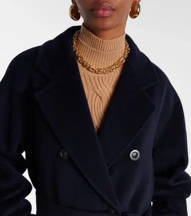 Max Mara Madame wool and cashmere wrap coat | Thumbnail 7