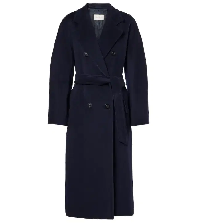 Max Mara Madame wool and cashmere wrap coat